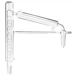ABGIL Jacketed Distillation Head Vigreux Borosilicate Glass with B-24 Cone and 250 mm Column, DH-233-04 image 1