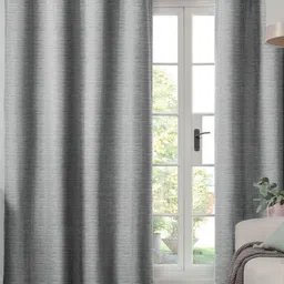 Myntra Elegant Homes Grey Set of 2 Black Out Long Door Curtain-image-87