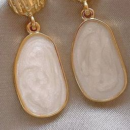 Anouk Teardrop Shaped Drop Earrings image 2