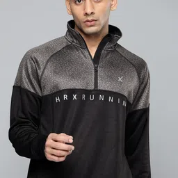 HRX by Hrithik Roshan Men Black Printed Sweatshirt-46