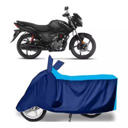 Auto Pearl Two Wheeler Cover for Hero New Glamour BS6 - Cyan, Blue-picture-29