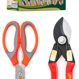 Globus 1254 Steel Garden Tool (Garden Scissor And Garden Cutter) (Set Of 2 Pcs)-image-81