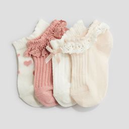 H&M 4-Pack Shaftless Socks-image-96