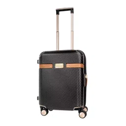 Samsonite Richmond Hard Luggage Bag 75 cm Black Aero-Trac II suspension ball-bearing wheels with Genuine leather Handle-33