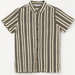 Fame Forever by Lifestyle Boys Horizontal Stripes Opaque Casual Shirt-image-94