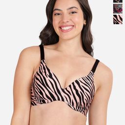 shyaway Geometric Bra Medium Coverage Underwired Lightly Padded-6