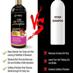MaxBella Keratin With Curd Shampoo For Smoothing - 300 ml image 4