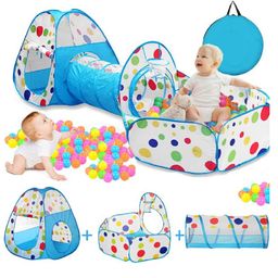 FunBlast 3 in 1 Colorful Rainbow Tunnel Ball Pool for Kids (Ball Not Included)- Multicolour-21