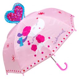 Fiddlerz Umbrella for Kids 100% Waterproof Lightweight Stylish 3D Dog Umbrella For Rain Kids Umbrella for Girls Boys and Baby - Pink White-4