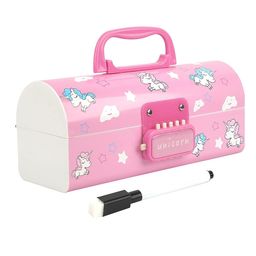 Sanjary Spaceful Plastic Stationary Unique Art Pencil Box Set with Different Compartments-image-22