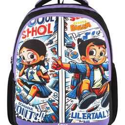 Smily Kiddos - Licensed Chhota Bheem Preschool Backpack I - Purple - 14 Inch-image-48