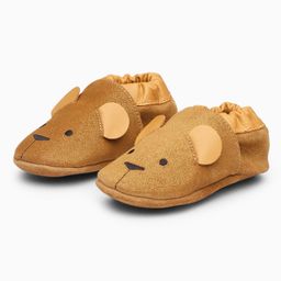 Elves the Shoemakers Teddy Bear Embroidered Booties - Tan-image-18