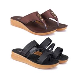 BERSACHE Women Open Toe Flats-image-3