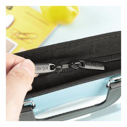 Sanjary File Folder Big Size Professional File Storage Bag Travel File Organizer Bag Artist Certificate File Holder Color & Print May Vary image 2