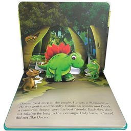 pegasus Dino Pop-up Stories - Dorzee, The Stegosaurs Had Two Brains image 2