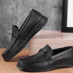 J.FONTINI Men Leather Driving Shoes-picture-19