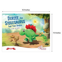 pegasus Dino Pop-up Stories - Dorzee, The Stegosaurs Had Two Brains image 4
