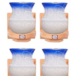 SOMIL Blue Glass Cylinder Printed Wall Lamps-image-125