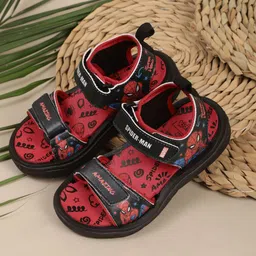 Kids Ville Boys Spiderman Printed Sandals-image-77