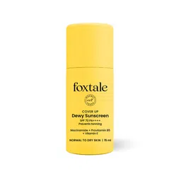 FoxTale Cover Up Niacinamide Dewy Sunscreen SPF 70+ PA++++ -15Ml-35