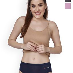 LOGGERHEAD Pack Of 3 Hipster Briefs LHMH013-Pink-DarkGrey-Navy-1