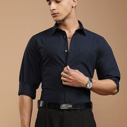 HIGHLANDER Men Solid Slim Fit Casual Shirt-image-82