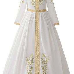 StyleCast x Revolte Ethnic Motifs Print Applique Maxi Dress-image-26