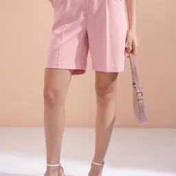 Tokyo Talkies Women High-Rise Tencel Shorts-picture-42