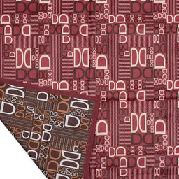 Kuber Industries Magenta Square D Printed Oil & WaterproofBoth Sided Bed Server Food Mat image 2