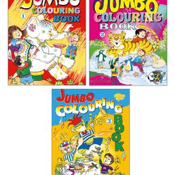 Sawan Jumbo Coloring Books Level 1 2 3 - English-10