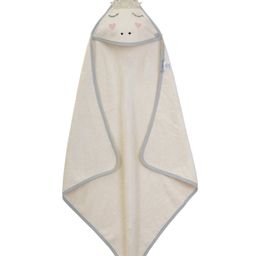 Mi Dulce An'ya Organic Terry Hooded Towel Unicorn Design - Off White-picture-14