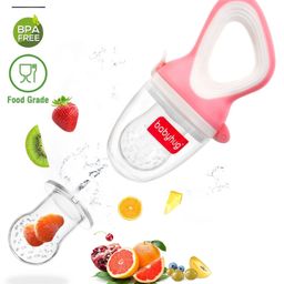 Babyhug Fruit & Food Nibbler Easy Grip - Pink-6