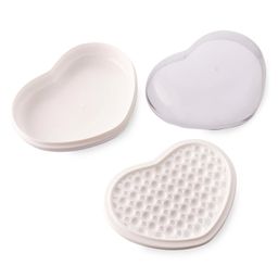 Heart Shape Soap Case - Grey-13