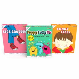 Good Mood Games Legs Crossed plus Funny Faces plus Poppy Lolly Tix Multicolour - Pack of 3-16