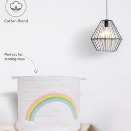 Mi Arcus Cotton Rope Storage Basket - White-picture-25