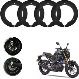 sunriders Bike Wheel Cover 17 Inch For Yamaha MT 15 Black Half Pack of 4 Pc Wheel Cover For NA NA-picture-16