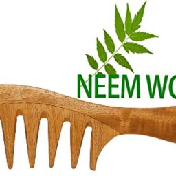 Neem Wooden Hair Comb for Women & Men Hair Growth Detangle Curly Hair-19