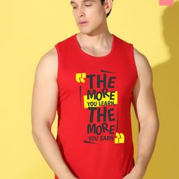 WOOSTRO Pack Of 2 Printed Combed Cotton Gym Vests VWS26(MORE RED)(98 PEACH)-image-73