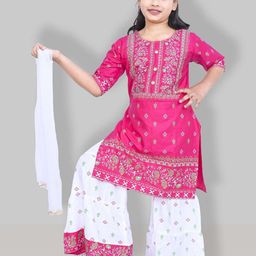 NFashion Girls Pink Clothing Set-image-92