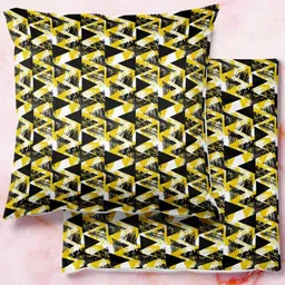 ArtzFolio Multicoloured Set of 2 Velvet Square Cushion Covers-image-89