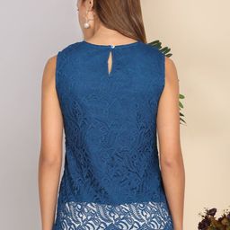 SZN Women Sleeveless Lace Round Neck Top-picture-28