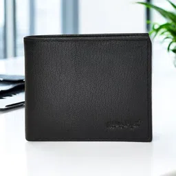 OLIVE MIST Men Leather Textured Two Fold Wallet-44
