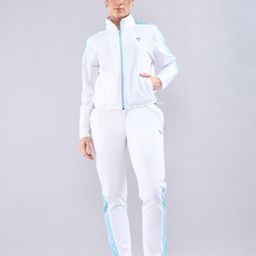 SG Women Striped Mock Collar Neck Tracksuit-image-94