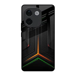 QRIOH Unisex Geometric Printed Vivo T3 Pro 5G Glass Back Case-image-85
