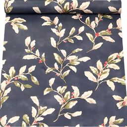 INDIAN ROYALS Blue & Green Leaves Decor Printed Self-Adhesive & Durable Wall Sticker-image-74