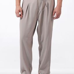 The Indian Garage Co Men Loose Fit Pleated Trousers-picture-48