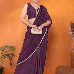 FABMORA Embellished Pure Georgette Saree-image-68