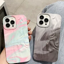 CASE CREATION Abstract Printed iPhone 14 Bumper Case Mobile Accessories-16