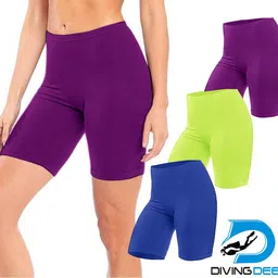 Diving Deep Pack Of 3 Boy Shorts Briefs DD356 Purple, P, Blue Shorts_3 PC_3XL-image-17