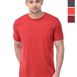COLOR CAPITAL Unisex Pack Of 4 Cotton T-Shirts-image-75